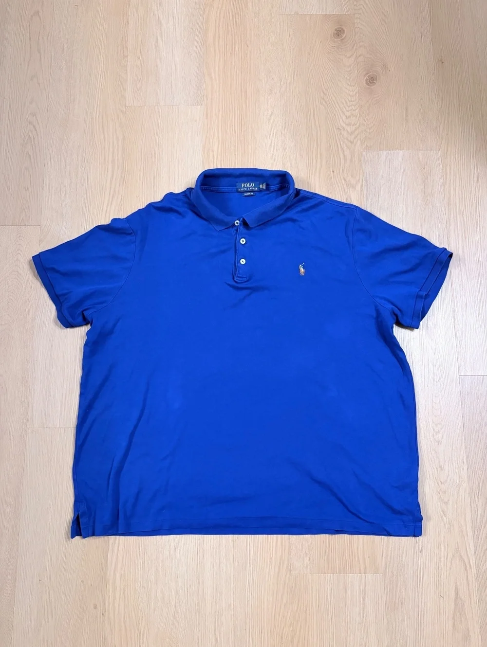 Polo Ralph Lauren Classic Fit Polo Shirt Blue XXL Short Sleeve